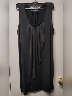 Anne Klein Black Sleeveless Nightgown Size Large